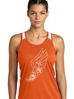 OrangeTheory Winged Foot Women's Club Track Tank Orange